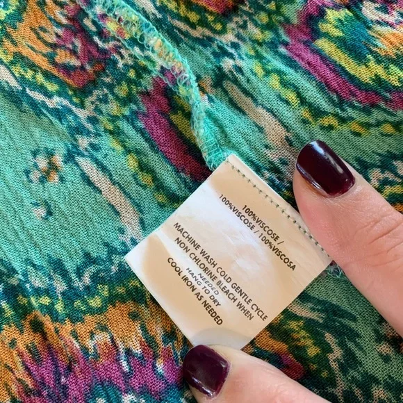 O'Neill Green Patterned Cardigan - Picture 8 of 8